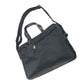 PRADA Triangle Logo Plate Shoulder Bag Handbag 2WAY Bag Business Bag Leather/Nylon Unisex Black