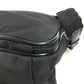 PRADA Triangle Logo Plate Shoulder Bag Handbag 2WAY Bag Business Bag Leather/Nylon Unisex Black
