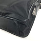 PRADA Triangle Logo Plate Shoulder Bag Handbag 2WAY Bag Business Bag Leather/Nylon Unisex Black