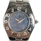 Baume & Mercier 69650 Linea 12P Diamond Blue Shell Ladies Watch SS Silver