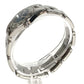 Baume & Mercier 69650 Linea 12P Diamond Blue Shell Ladies Watch SS Silver