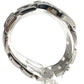 Baume & Mercier 69650 Linea 12P Diamond Blue Shell Ladies Watch SS Silver