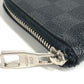 LOUIS VUITTON N63095 Damier Graphite Zippy Wallet Vertical Long Wallet Round Zipper Wallet Damier Graphite Canvas Unisex Black