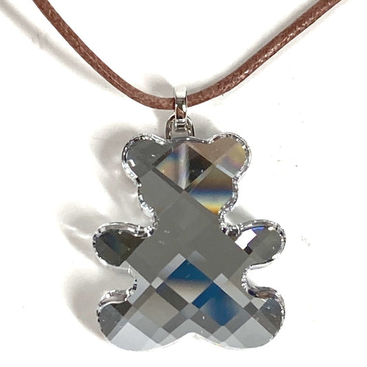 SWAROVSKI 878446 アクセサリー Teddy ミニペンダント テディベア ベア クマ 熊 ネックレス スワロフスキー ユニセックス クリア
