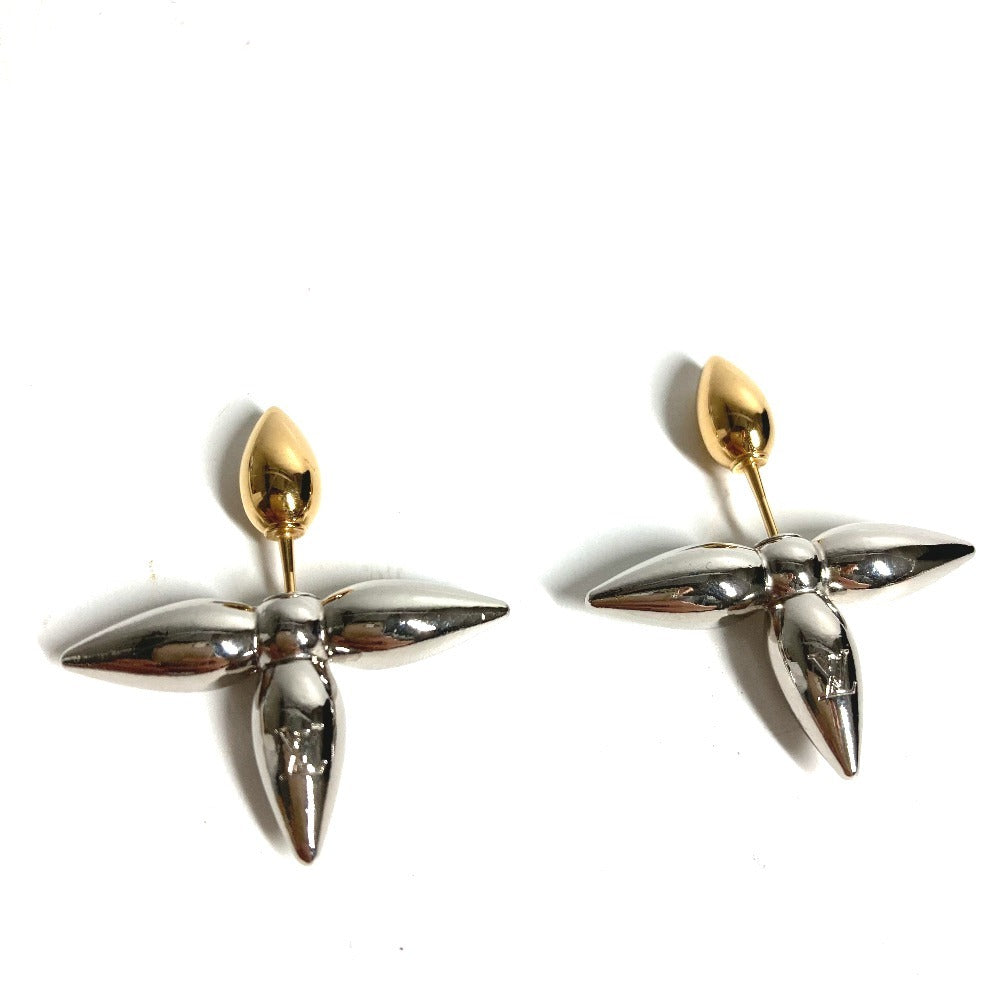 LOUIS VUITTON M80268 Boucles d'Oreilles Louisette Earrings Accessory Jewelry Metal Unisex Silver