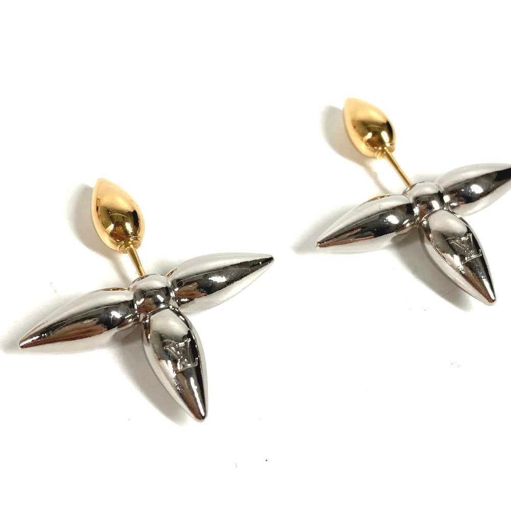 LOUIS VUITTON M80268 Boucles d'Oreilles Louisette Earrings Accessory Jewelry Metal Unisex Silver