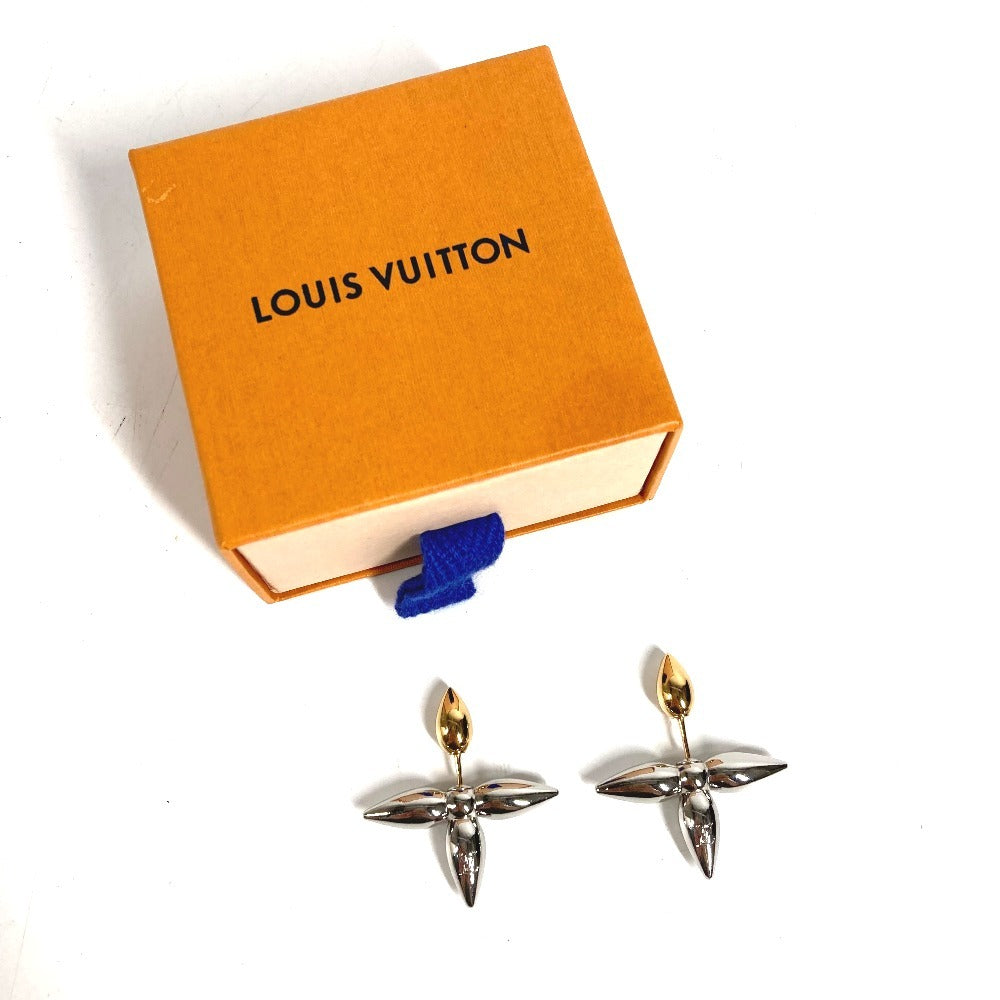 LOUIS VUITTON M80268 Boucles d'Oreilles Louisette Earrings Accessory Jewelry Metal Unisex Silver