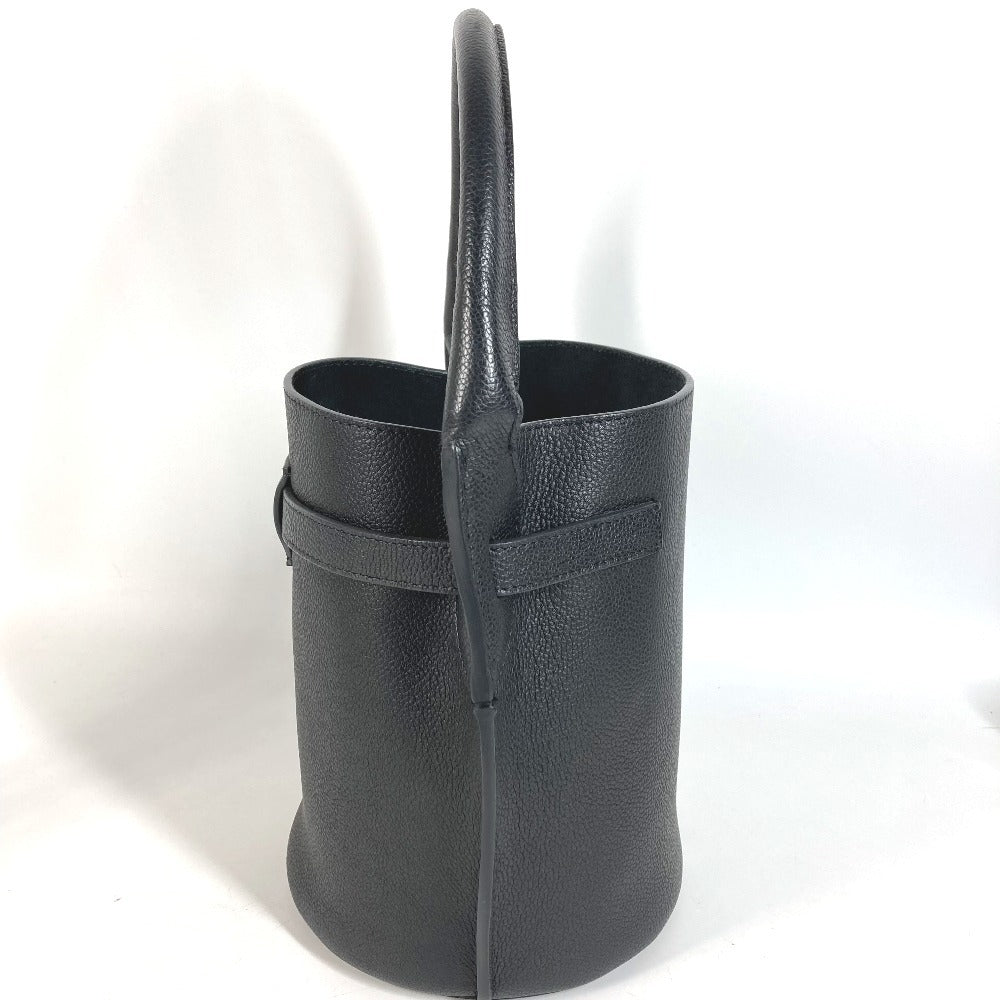 CELINE ถัง Bucket Big Bag Nano Bucket กระเป๋า กระเป๋าสะพาย 2WAY กระเป๋าสะพายไหล่ กระเป๋าถือ หนัง ยูนิเซ็กส์ สีดำ
