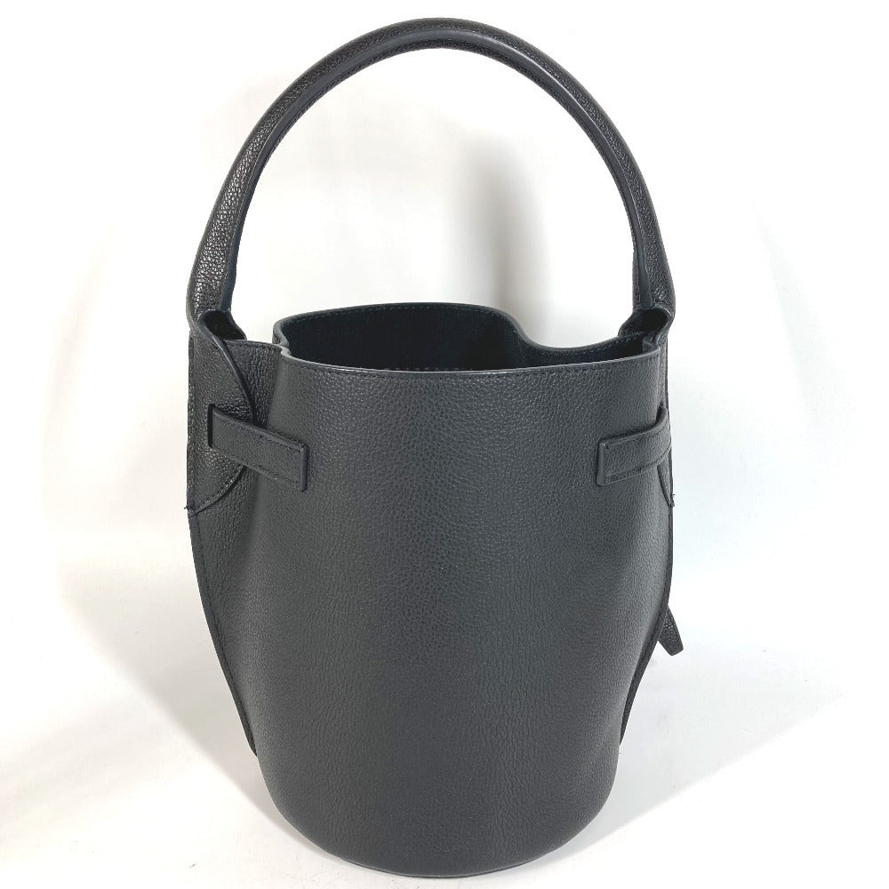 CELINE ถัง Bucket Big Bag Nano Bucket กระเป๋า กระเป๋าสะพาย 2WAY กระเป๋าสะพายไหล่ กระเป๋าถือ หนัง ยูนิเซ็กส์ สีดำ