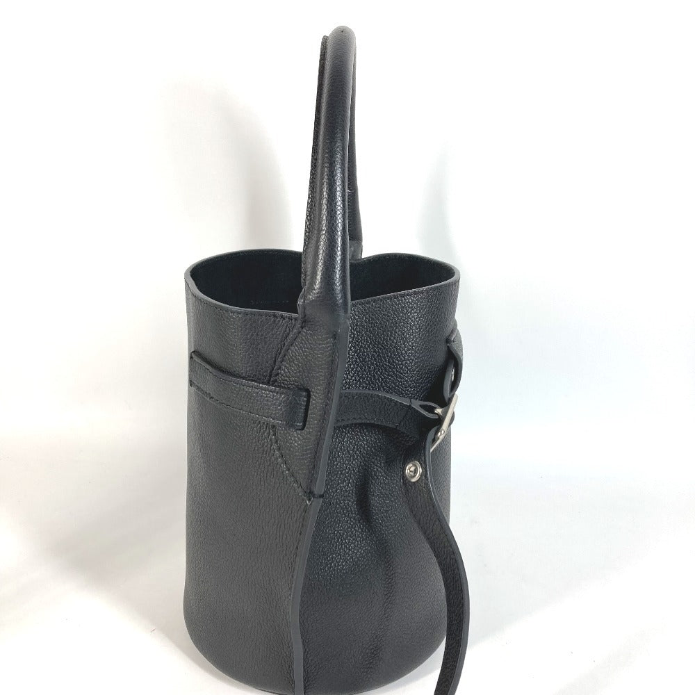 CELINE ถัง Bucket Big Bag Nano Bucket กระเป๋า กระเป๋าสะพาย 2WAY กระเป๋าสะพายไหล่ กระเป๋าถือ หนัง ยูนิเซ็กส์ สีดำ