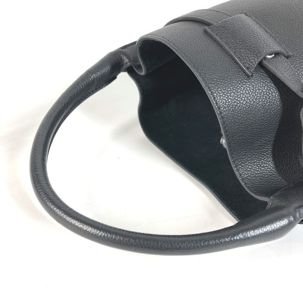 CELINE ถัง Bucket Big Bag Nano Bucket กระเป๋า กระเป๋าสะพาย 2WAY กระเป๋าสะพายไหล่ กระเป๋าถือ หนัง ยูนิเซ็กส์ สีดำ