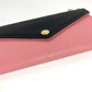 MIUMIU 5MH013 マドラス ロゴ バイカラー フラップ ロングウォレット 2つ折り 長財布 レザー ユニセックス ピンク