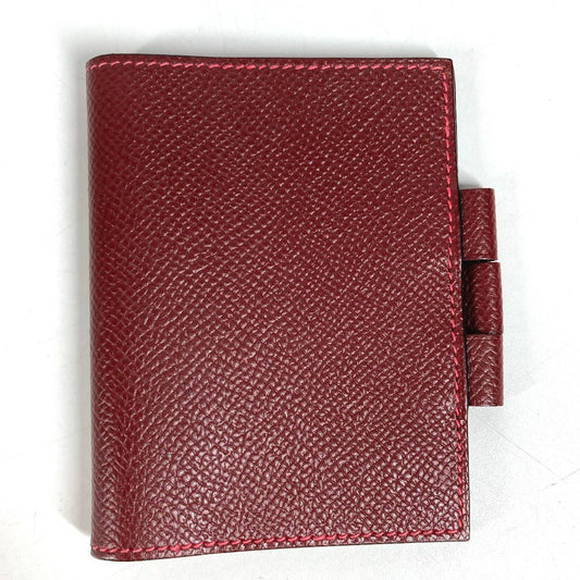 HERMES アジェンダPM アジェンダ PM システム手帳 ステーショナリー 手帳カバー レザー ユニセックス ブラウン