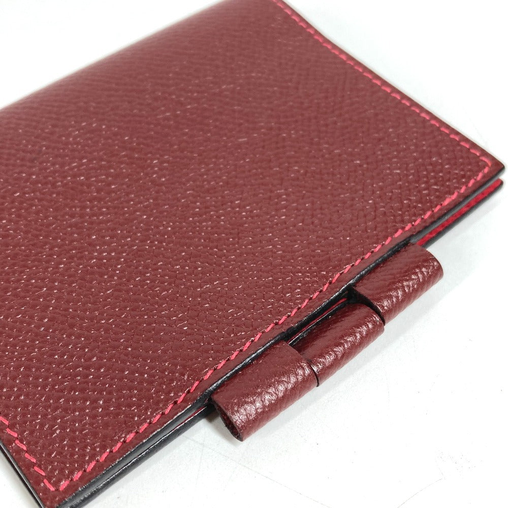 HERMES アジェンダPM アジェンダ PM システム手帳 ステーショナリー 手帳カバー レザー ユニセックス ブラウン