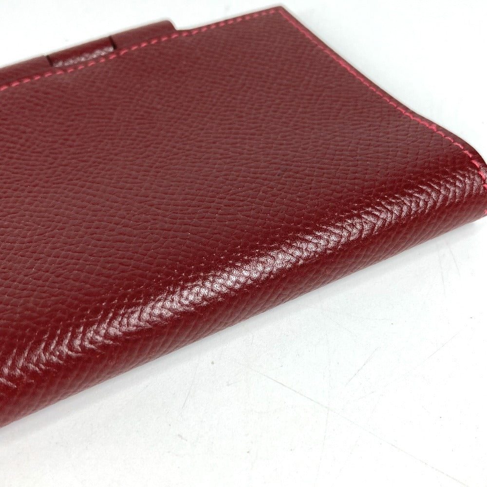 HERMES アジェンダPM アジェンダ PM システム手帳 ステーショナリー 手帳カバー レザー ユニセックス ブラウン