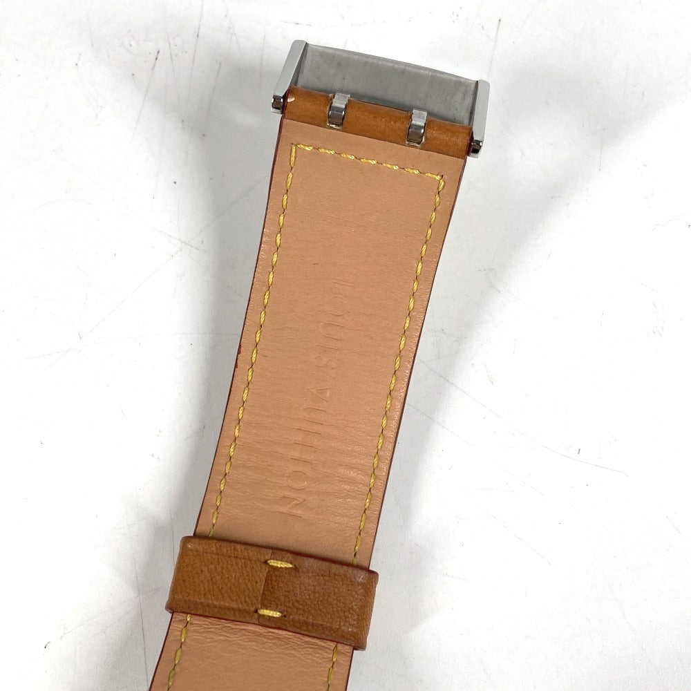 LOUIS VUITTON Q121K モノグラムマルチカラー タンブール レディースウォッチ ウォッチ 時計 革ベルト レザー 腕時計 モノグラムマルチカラーキャンバス レディース ブロン ホワイト