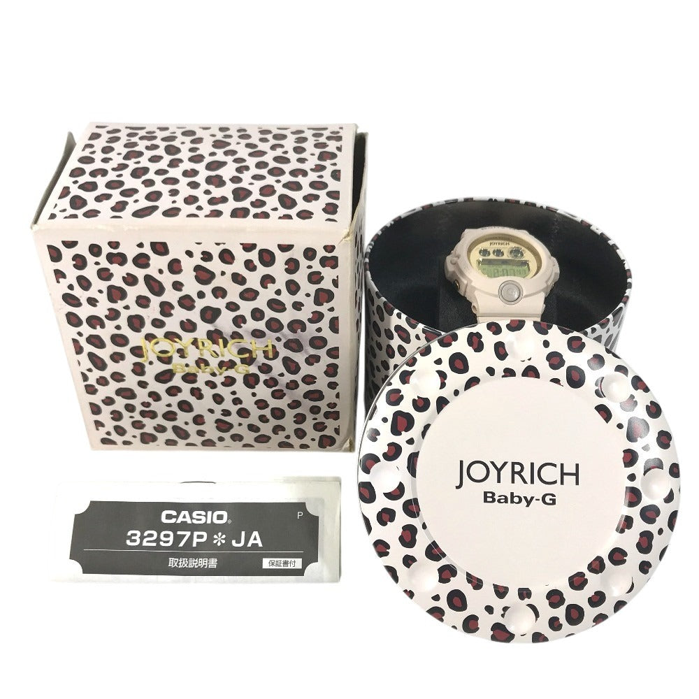 CASIO BG-6900JR JOYRICH Collaboration Leopard Print Limited Edition Baby-G Baby-G Leopard Women's Watch Wristwatch rubber Beige Used