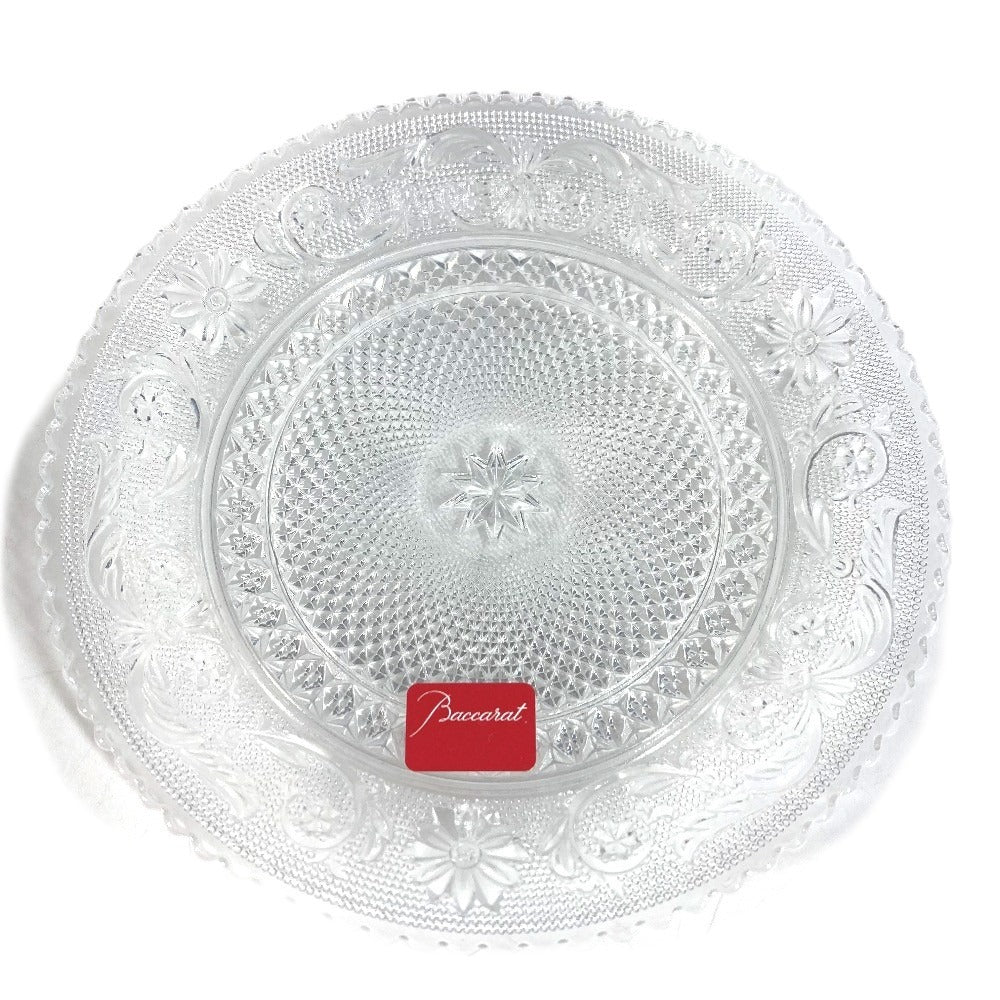 Baccarat Arabesque Dessert Plate Plates, Dishes, Interior Decor The dishes Glass clear Used