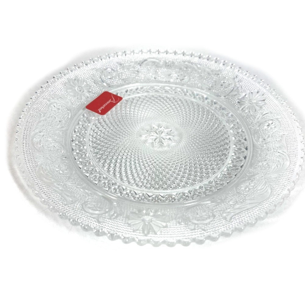 Baccarat Arabesque Dessert Plate Plates, Dishes, Interior Decor The dishes Glass clear Used