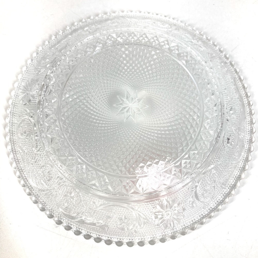 Baccarat Arabesque Dessert Plate Plates, Dishes, Interior Decor The dishes Glass clear Used