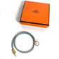 HERMES Double Brace Glenan Bracelet Double Tour Jewelry accessories Bracelet Leather gray Used