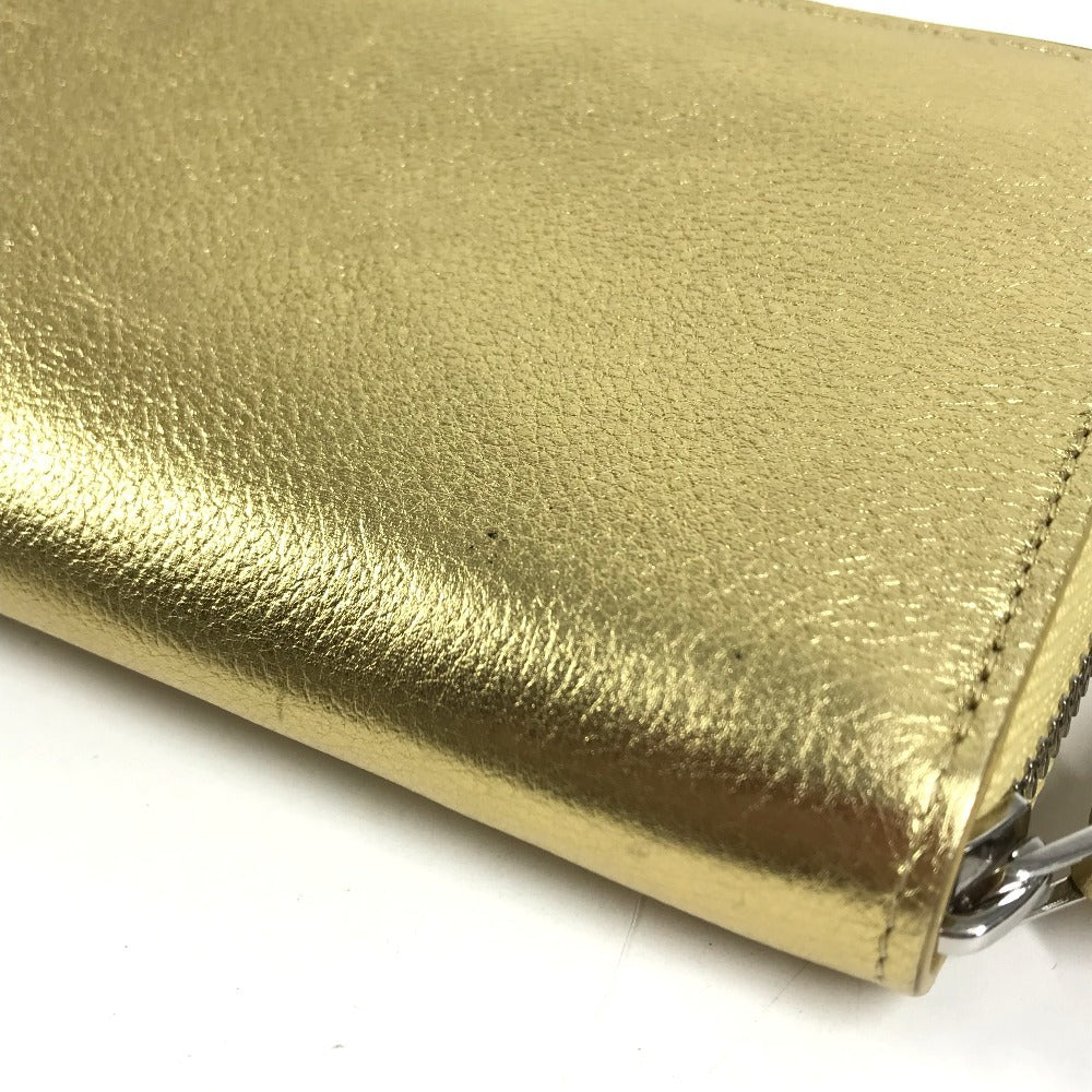 LOUIS VUITTON M69058 Japan limited Zippy Rock Me Long wallet Zip Around Long Wallet Leather Gold Used