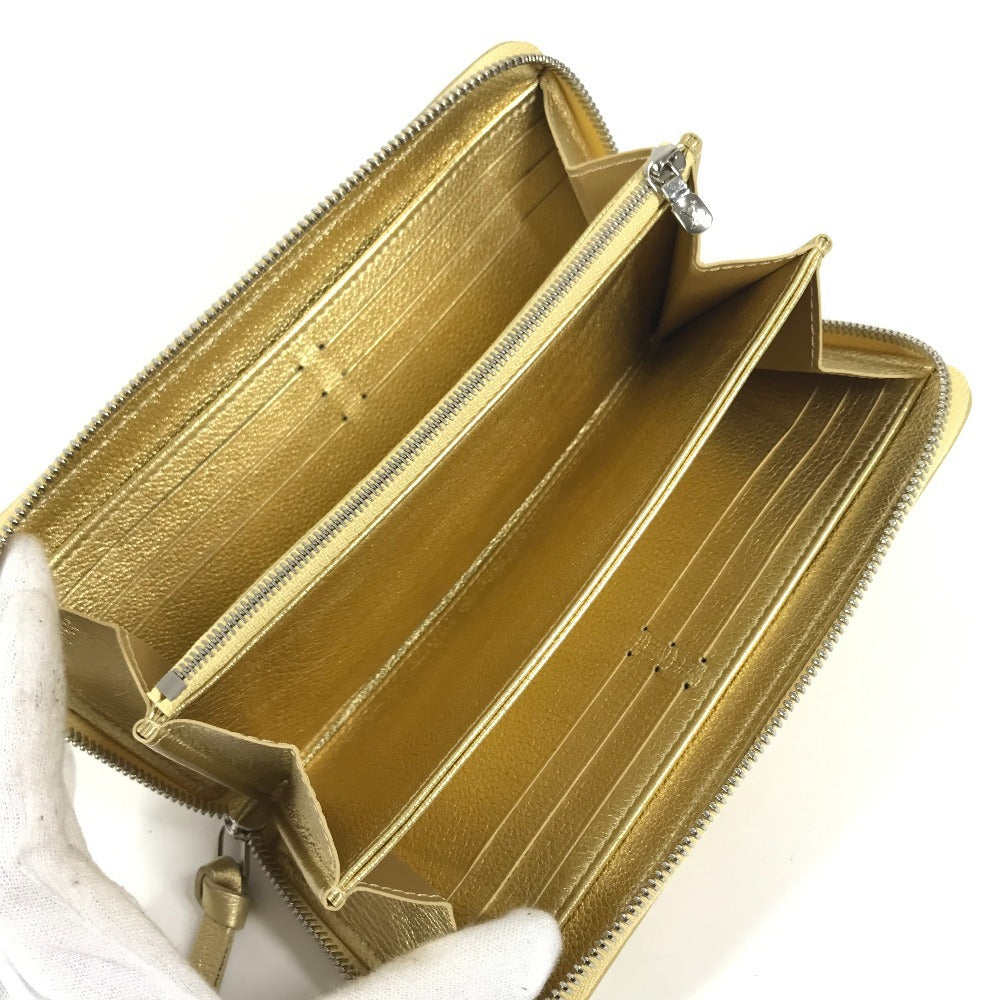 LOUIS VUITTON M69058 Japan limited Zippy Rock Me Long wallet Zip Around Long Wallet Leather Gold Used