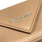 BALENCIAGA 391446 Paper mini wallet Compact Wallet Trifold wallet Leather Beige Used