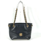 VERSACE medusa logo Bag, Tote Bag, Double Chain Bag, Chain Bag Shoulder Bag Leather Black/Gold Used
