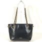 VERSACE medusa logo Bag, Tote Bag, Double Chain Bag, Chain Bag Shoulder Bag Leather Black/Gold Used