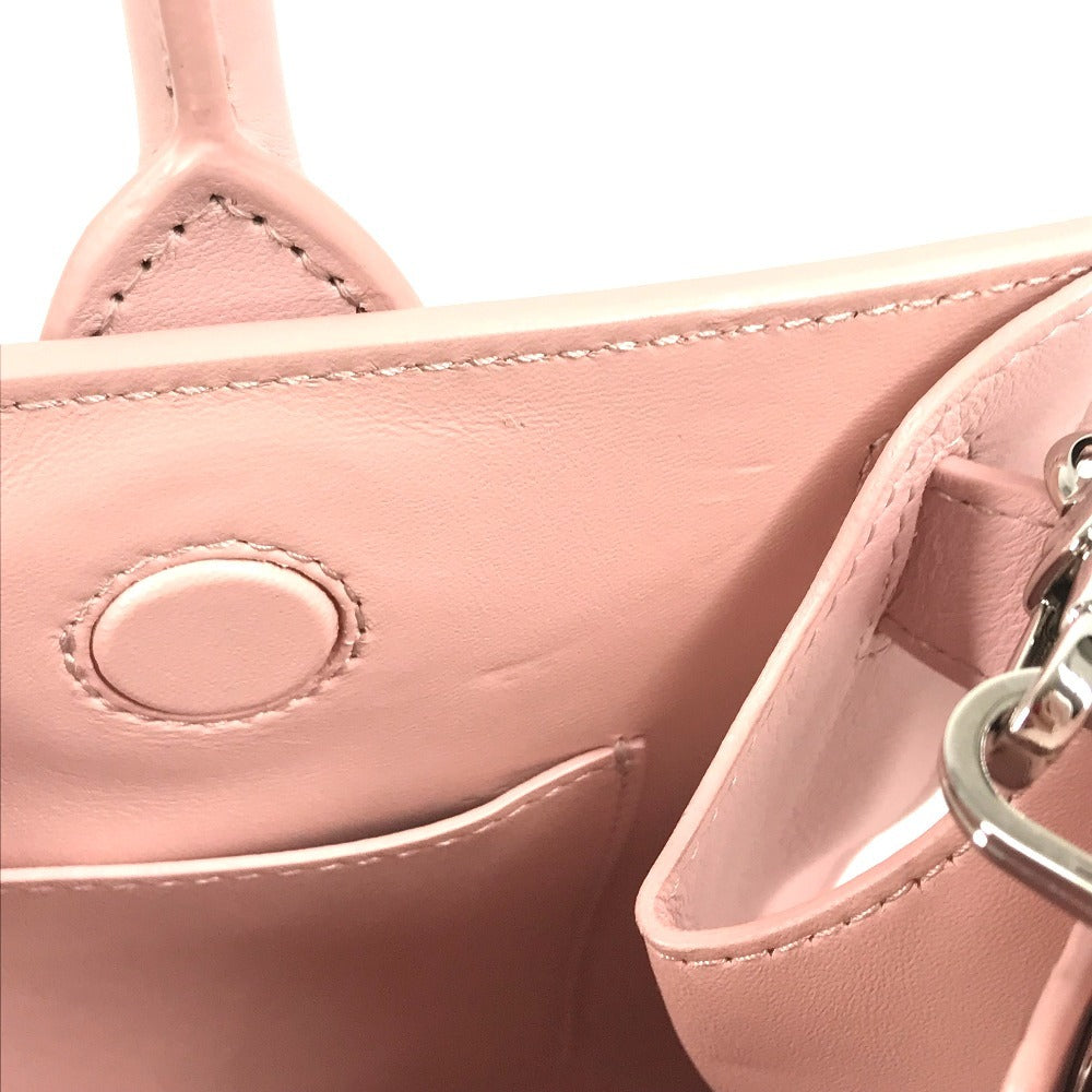 VERSACE medusa logo Bag, Tote Bag, 2-Way Bag, Handbag Shoulder Bag Leather pink Used