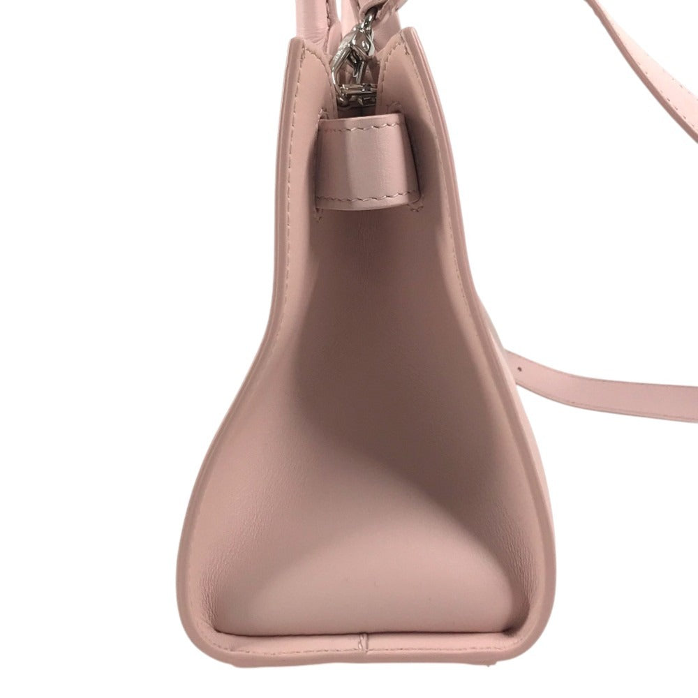 VERSACE medusa logo Bag, Tote Bag, 2-Way Bag, Handbag Shoulder Bag Leather pink Used