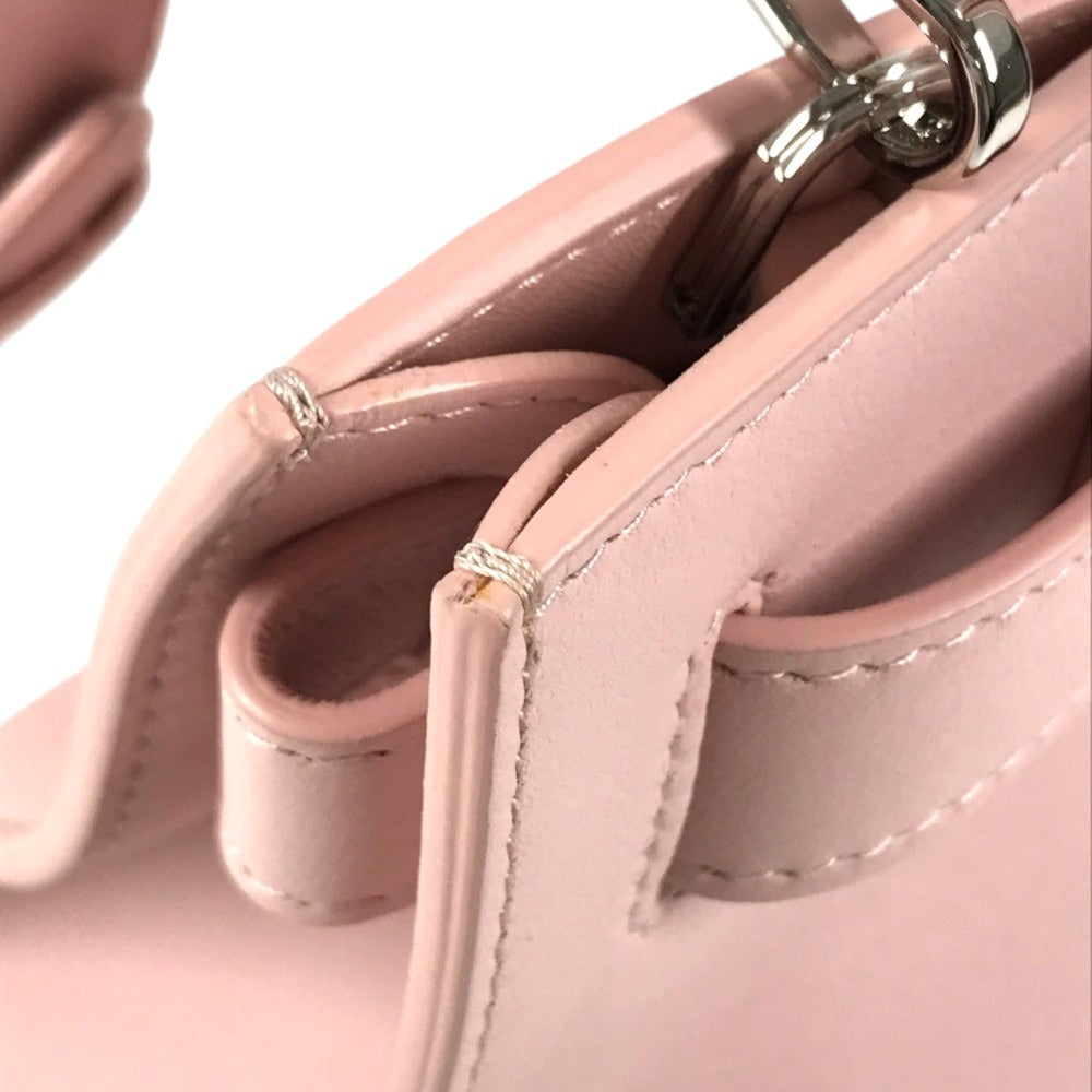 VERSACE medusa logo Bag, Tote Bag, 2-Way Bag, Handbag Shoulder Bag Leather pink Used