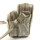 VERSACE Greca logo Pochette Bag Crossbody Shoulder Bag Leather/Canvas Beige Used