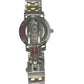 HERMES CL4.222 12P Diamond Butterfly Buckle Combination Clipper Nacre Quartz Date Watch Round Face Two-tone Wristwatch Gold Plated / SS Silver/Gold Used