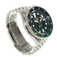 SEIKO SBSC019 5Sports SKX GMT series Seiko Five Sports Men's watch, open case back Wristwatch SS Silver/Green Used