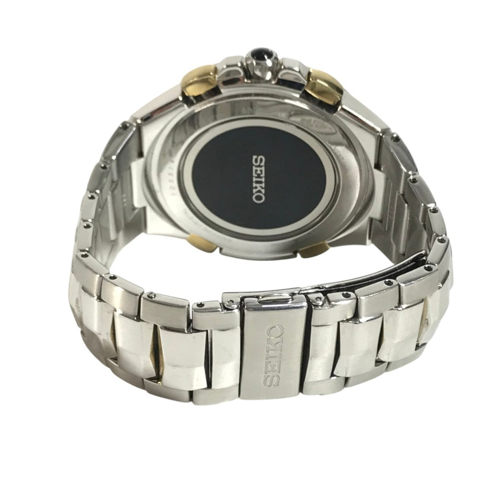 SEIKO 8B92-0AL0 COUTURA Men's Watch Watch Wristwatch SS Silver/Gold Used