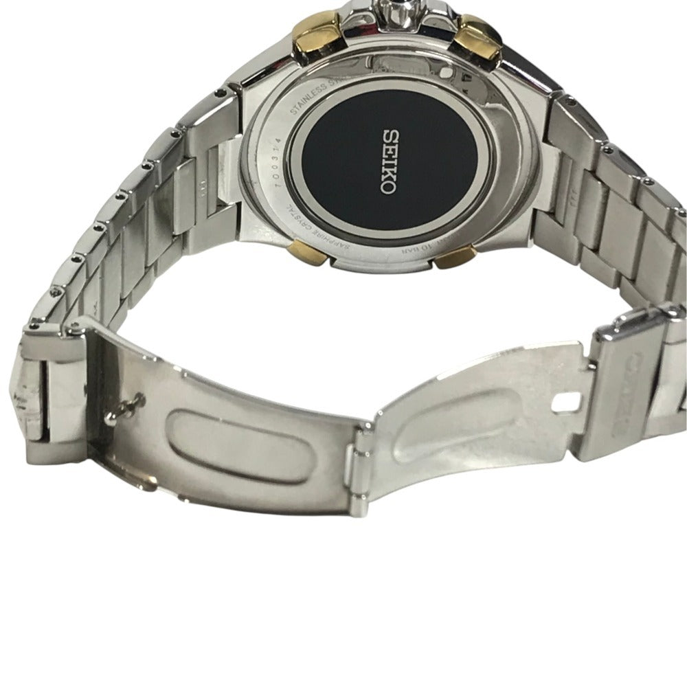 SEIKO 8B92-0AL0 COUTURA Men's Watch Watch Wristwatch SS Silver/Gold Used