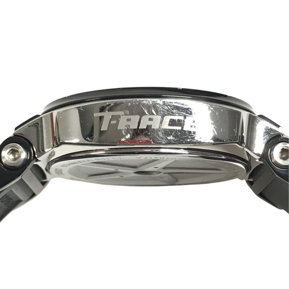 TISSOT T048.417.27.057.00 TLace Chronograph Men's Watches Wristwatch SS Black Used