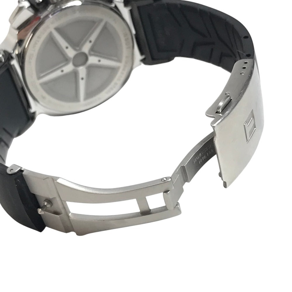 TISSOT T048.417.27.057.00 TLace Chronograph Men's Watches Wristwatch SS Black Used