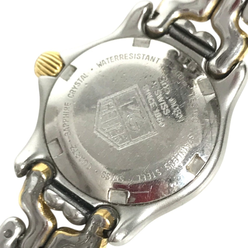 TAG HEUER S05.008M combination Celdate Women's Watch Wristwatch SS/Gold Plated Silver/Gold Used