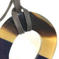 HERMES Buffalo horn Isamu Pop Isamu Pop Accessories Jewelry Choker Necklace Buffalo horn Navy/Brown Used