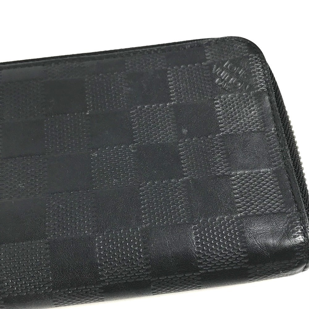 LOUIS VUITTON N63548 Damier Infini Zippy WalletVertical Wallet Wallet Long Wallet Damier InfiniLeather onyx Used