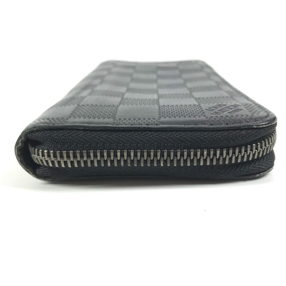 LOUIS VUITTON N63548 Damier Infini Zippy WalletVertical Wallet Wallet Long Wallet Damier InfiniLeather onyx Used