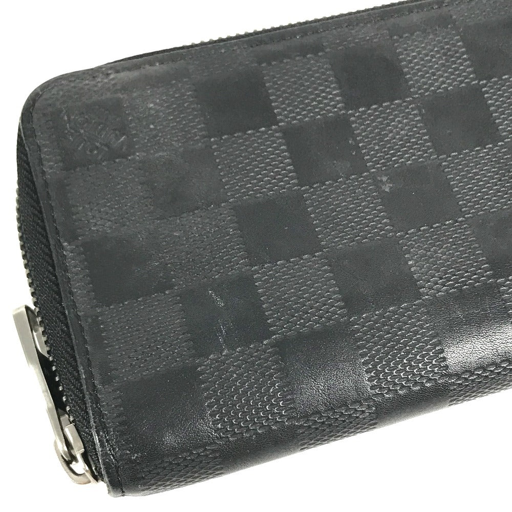 LOUIS VUITTON N63548 Damier Infini Zippy WalletVertical Wallet Wallet Long Wallet Damier InfiniLeather onyx Used