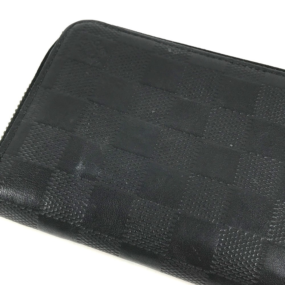 LOUIS VUITTON N63548 Damier Infini Zippy WalletVertical Wallet Wallet Long Wallet Damier InfiniLeather onyx Used