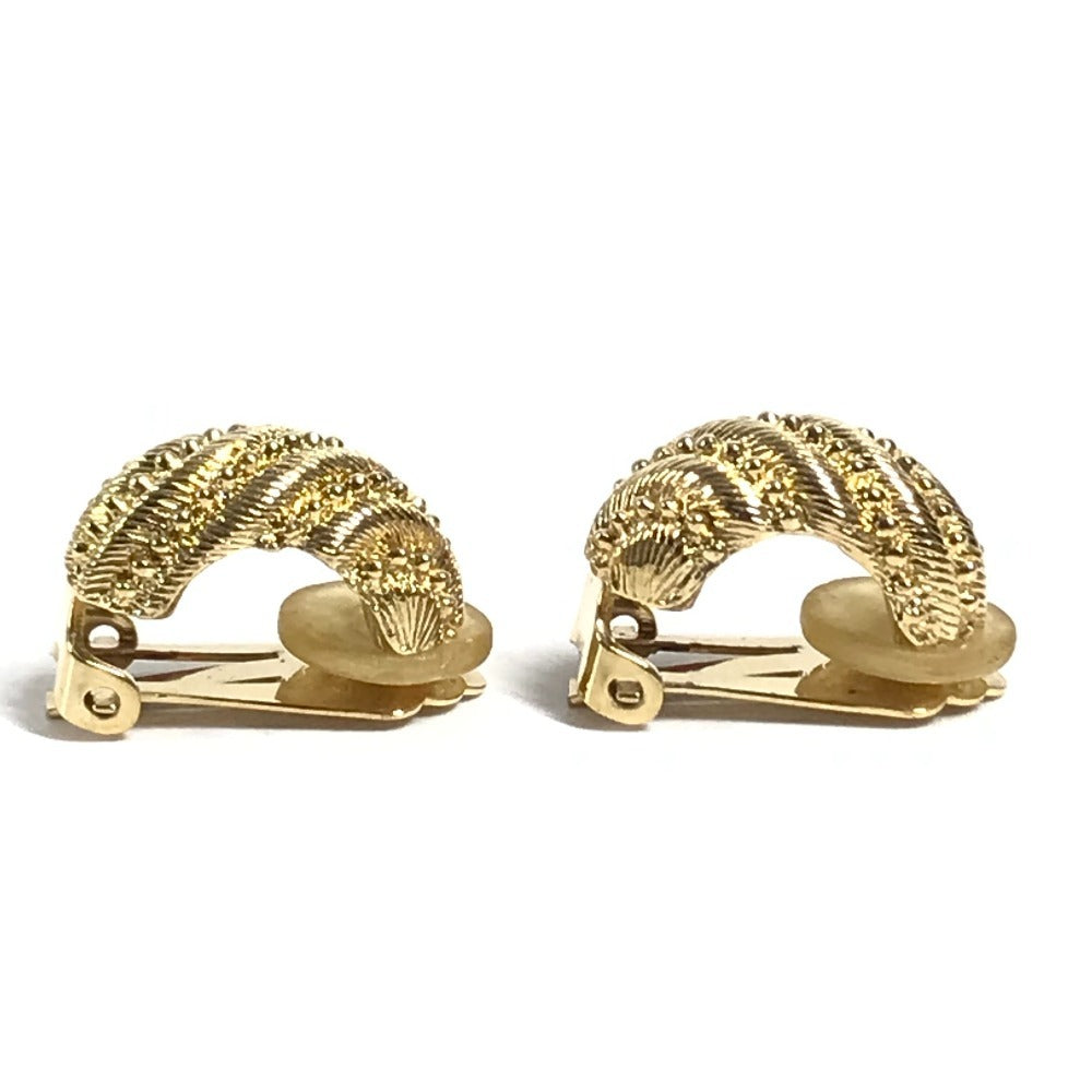 Dior vintage Earrings Metal Gold Used