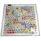 GUCCI 786259 Japan limited JAPAN Flora floral pattern flower Scarf handkerchief cotton White/Multicolore Used