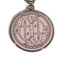 HERMES Long Necklace Cheval Horse Medallion Quadrière Quadrière GM Accessories Jewelry Chain Necklace Necklace Metal Silver/pink Used