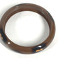 HERMES Ferran PM Ferran PM Leopard Accessories bangle Bracelet lacquer Brown Used